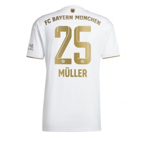 Bayern Munich Thomas Muller #25 Bortatröja 2022-23 Kortärmad
